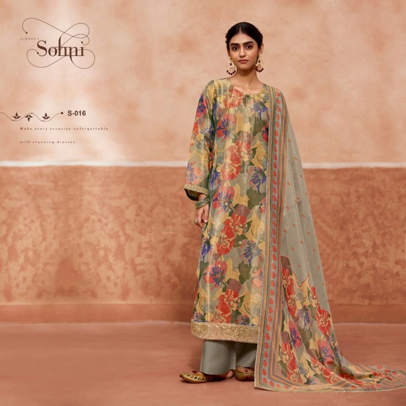 Lashkara By Kimora Sohni Kanjivaram Weaving Salwar Suits